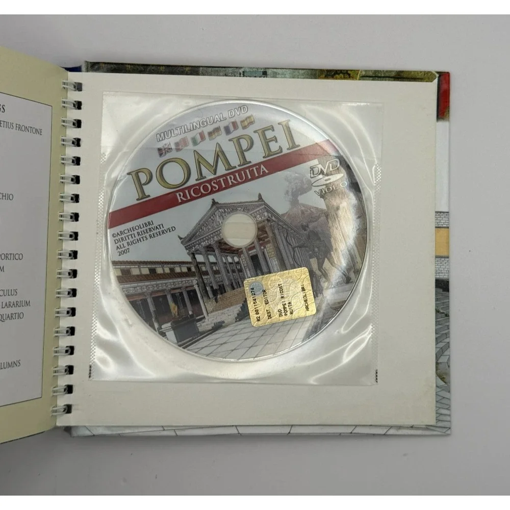 Pompeii Reconstructed Book With DVD Archaeology History Herculaneum Capri 2007